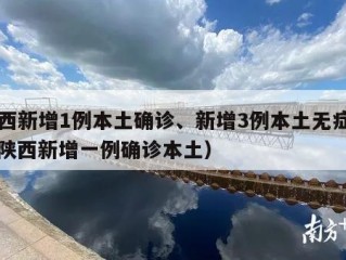 陕西新增1例本土确诊、新增3例本土无症状（陕西新增一例确诊本土）